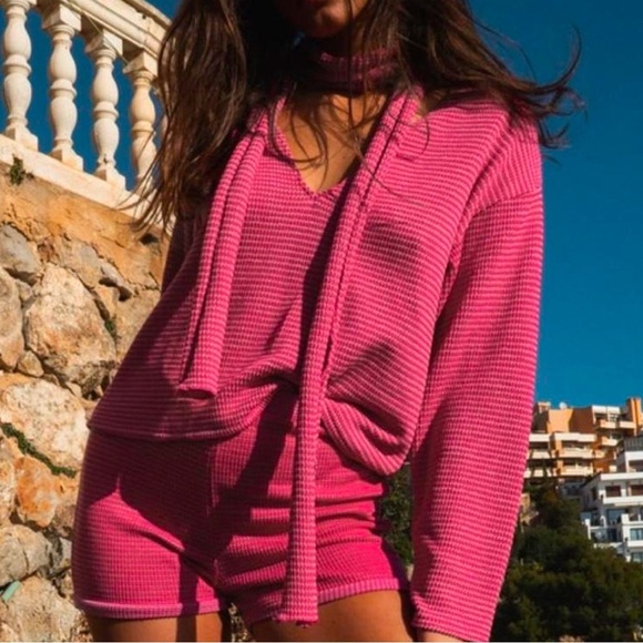 Zara Sweaters - Zara preppy outdoor striped Women's pullover Sweater with scarf Large